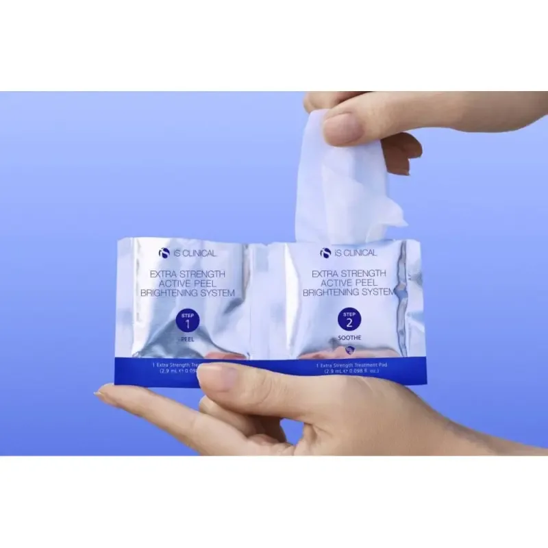 IS CLINICAL Пиллинг-система Интенсивное освещение Extra Strength Active Peel Brightening System 15 пар - фото 2