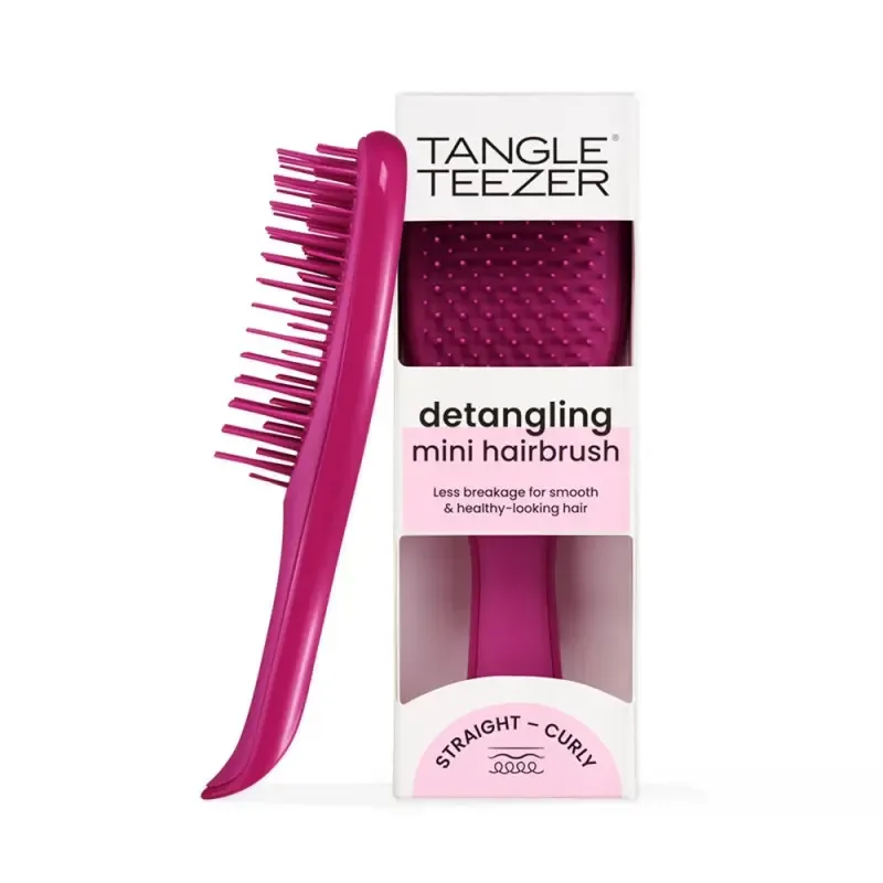 Tangle Teezer Щетка для волос The Ultimate Detangler Mini Electric Raspberry шт - фото 2