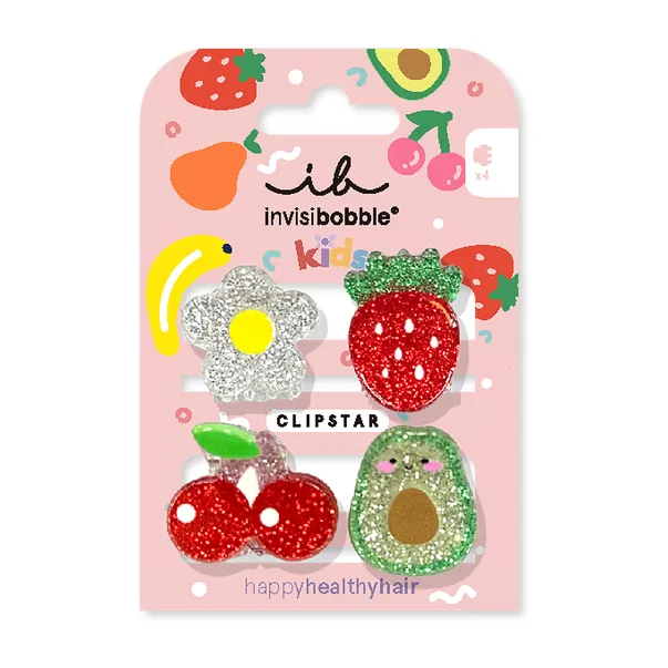 Invisi Bobble Заколка для волос CLIPSTAR KIDS Frutti Fun