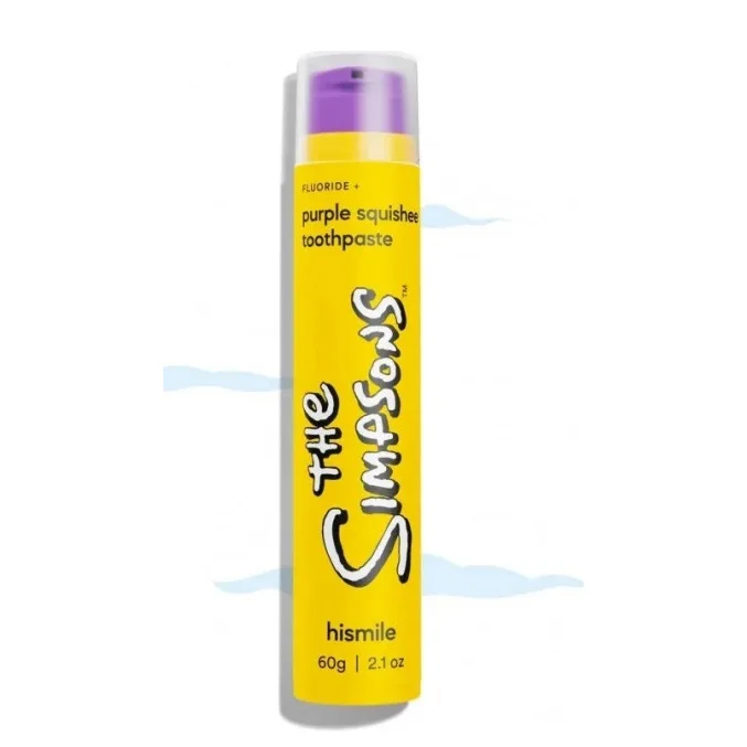 Hismile Зубная паста для мягкого отбеливания Simpsons Purple Squishee Toothpaste 60 гр