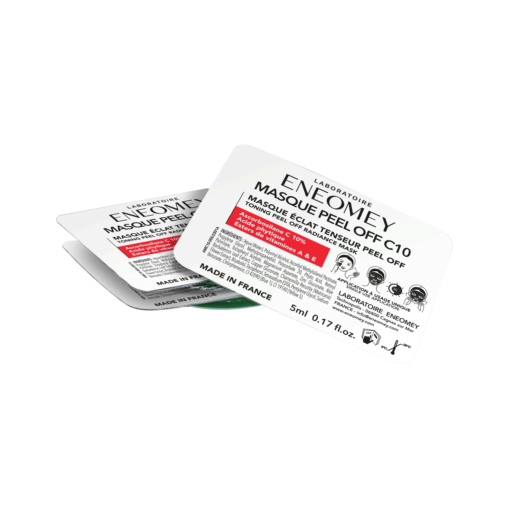 ENEOMEY Тонизирующая маска MASQUE PEEL OFF C10 1 шт