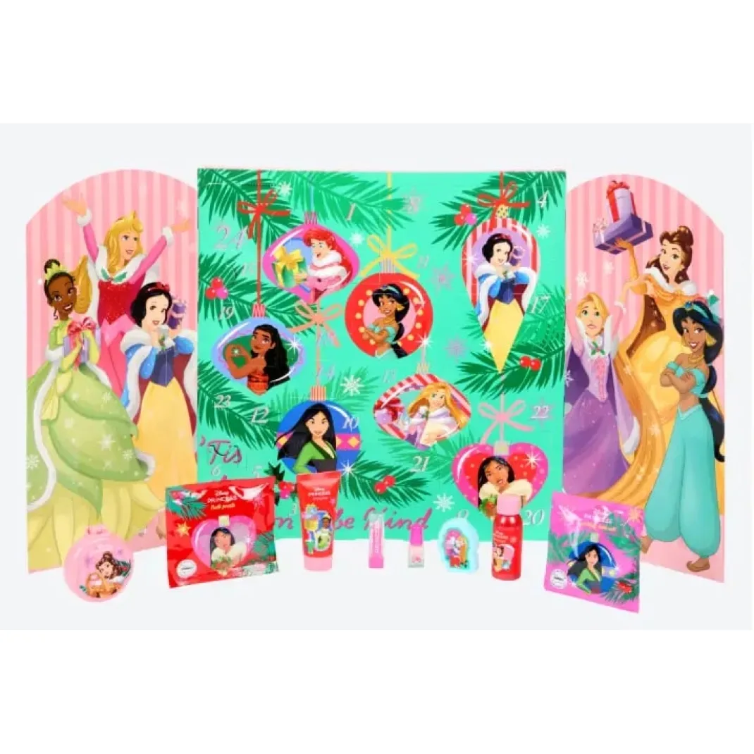 Disney Адвент Календарь Princess для девочек с косметикой 24 предмета - фото 2