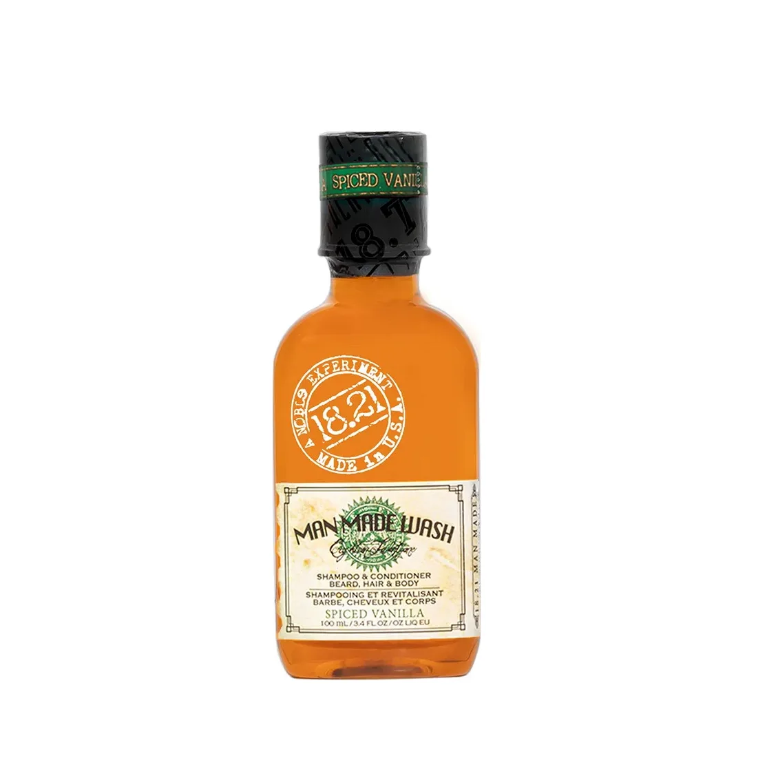 18.21 Шампунь, гель для душа и кондиционер 3-в-1 Spiced Vanilla Man Made 100 мл