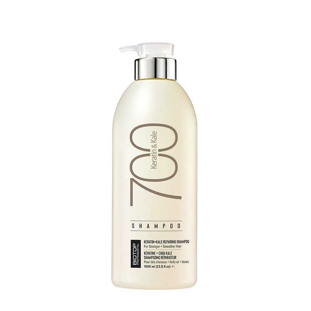 BIOTOP Шампунь для волос Keratin + Kale 700 1000 мл