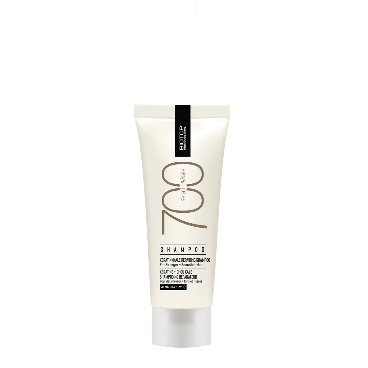 BIOTOP Шампунь для волос Keratin + Kale 700 20 мл