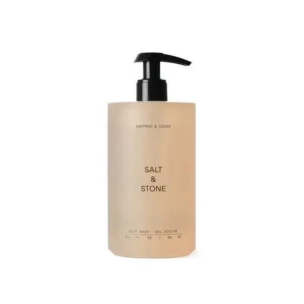 Salt &amp; Stone Антиоксидантний гель для душу з ароматом шафрану та кедру Body Wash Saffron &amp; Cedar 450 мл