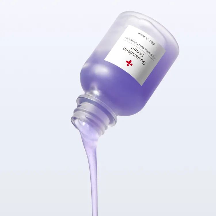 CUSkin Интенсивная успокаивающая сыворотка с гвайазуленом и троксерутином dr. Solution guaiazulene serum 30 мл - фото 2