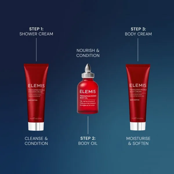 Elemis Мини Трио Экзотическое наслаждение Франжипани Kit: Body Wonders Frangipani - фото 3