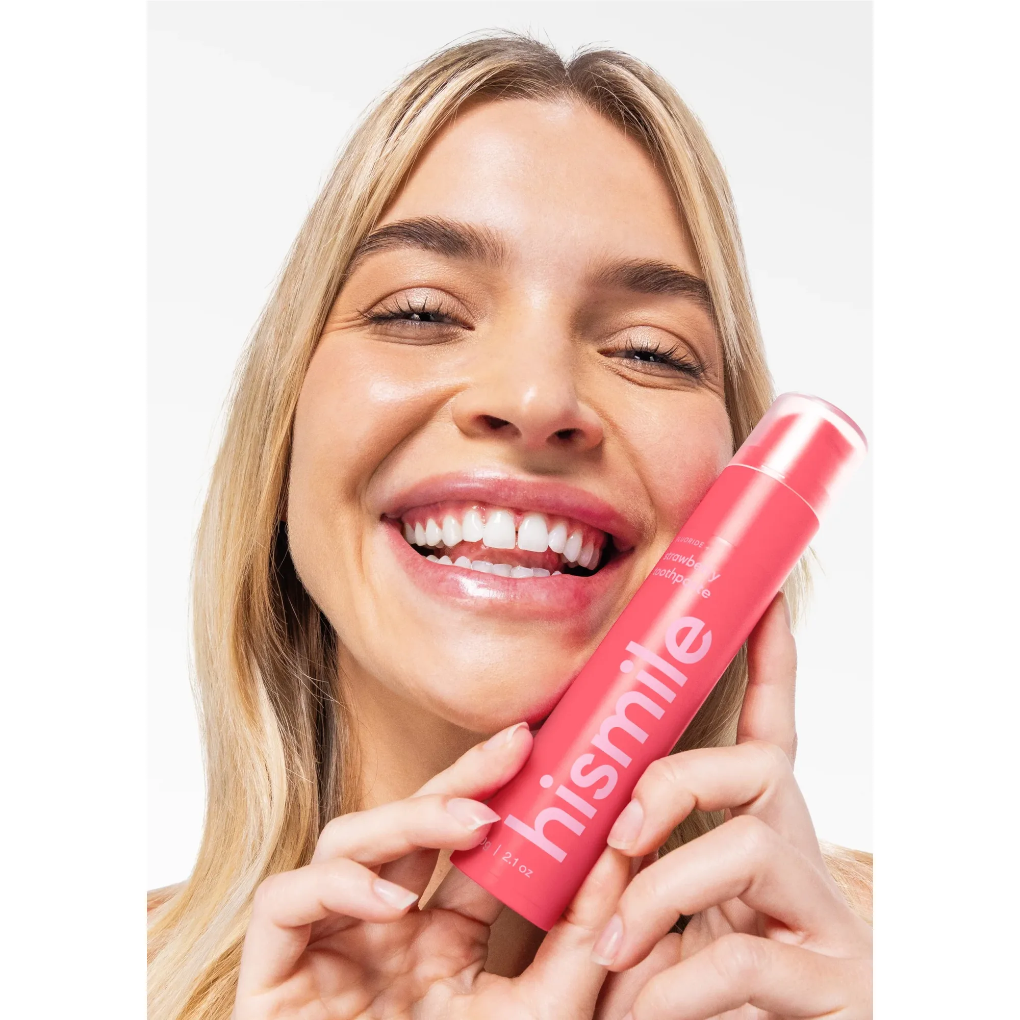 Hismile Зубная паста со вкусом клубники Strawberry Toothpaste 60 гр - фото 3