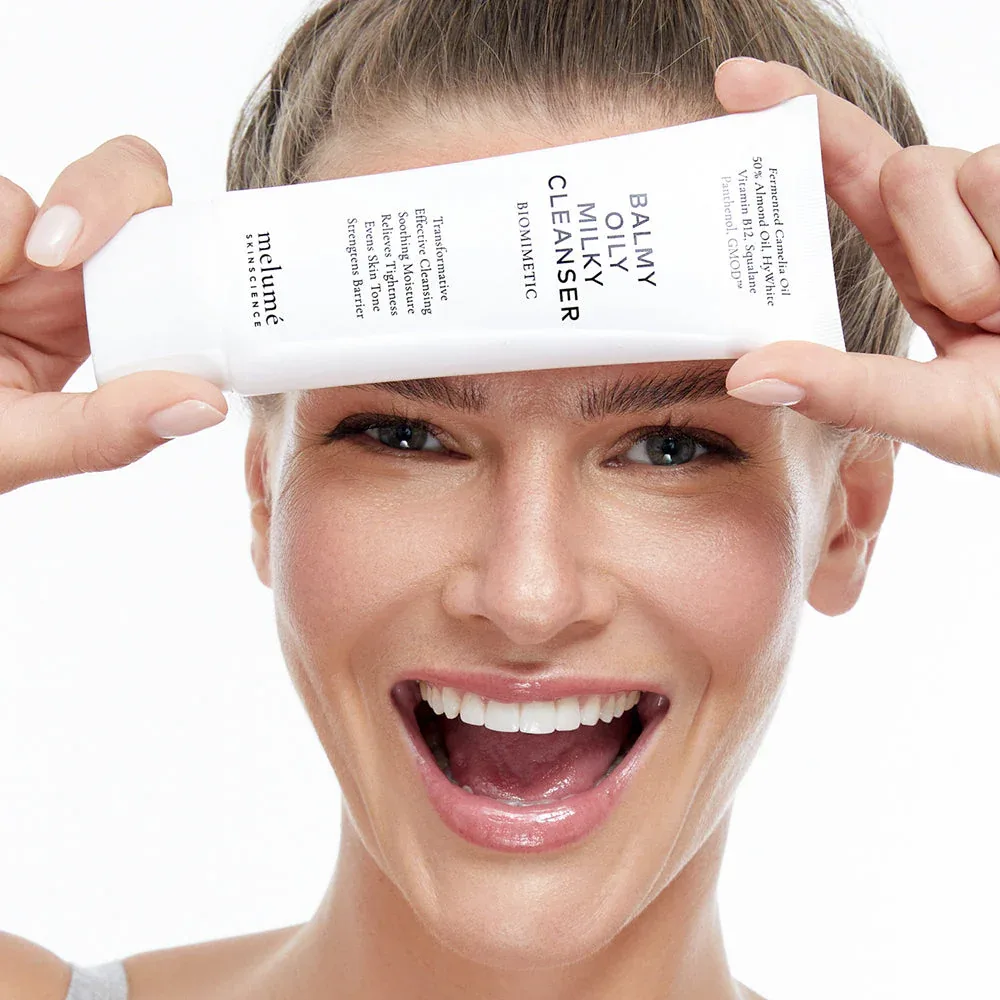 Melume Осветляющий увлажняющий бальзам для очищения кожи Balmy Oily Milky Cleanser 125 мл - фото 3