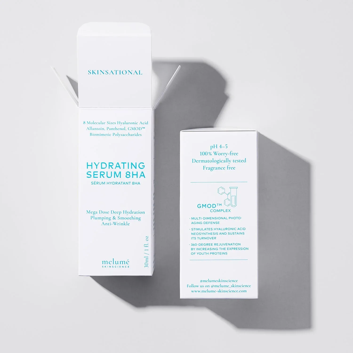 Melume Увлажняющая сыворотка с 8 видами гиалуроновой кислоты Hydrating Serum 8HA 30 мл - фото 5