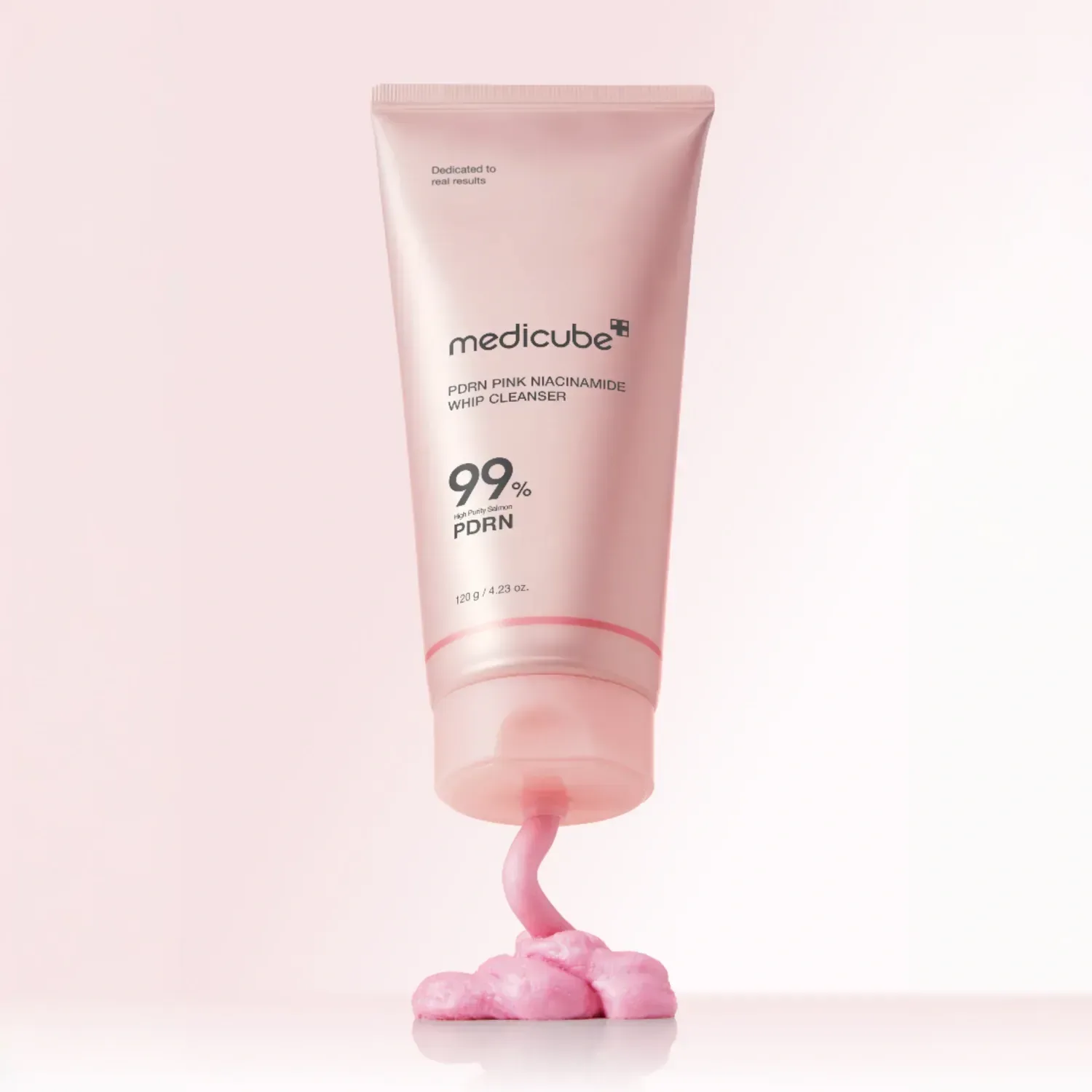 Medicube Очищающая пенка с полинуклеотидами и ниацинамидом PDRN Pink Niacinamide Whip Cleanser 120 гр - фото 2