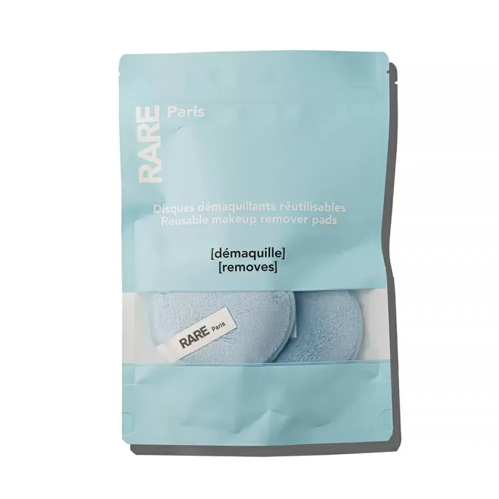 RARE Paris Многоразовые диски для снятия макияжа Carbone Glace Reusable Makeup Remover Pads