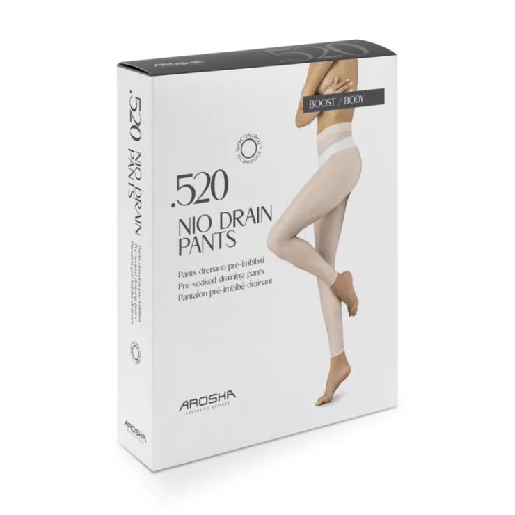 AROSHA Уходовые лосины пропитанные дренажным раствором Nio Drain Pants 520 2 процедуры Размер S/M