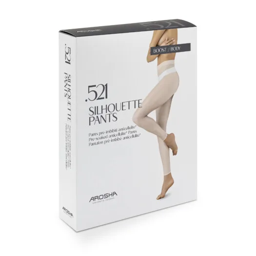 AROSHA Уходовые лосины пропитаны антицеллюлитным раствором Silhoutte Pants 521 2 процедуры Размер S/M