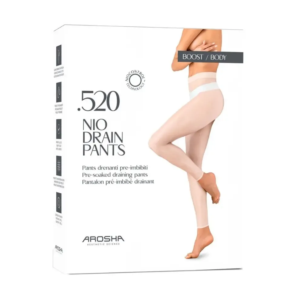 AROSHA Уходные лосины пропитаны дренажным раствором Nio Drain Pants 520 2 процедуры Размер L/XL
