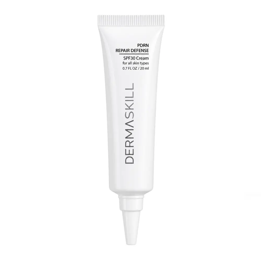 Dermaskill TRAVEL SIZE Відновлювальний солнцезахисний крем з полінуклеотидами PDNR Repair DEFENSE SPF 30 Cream 20 мл
