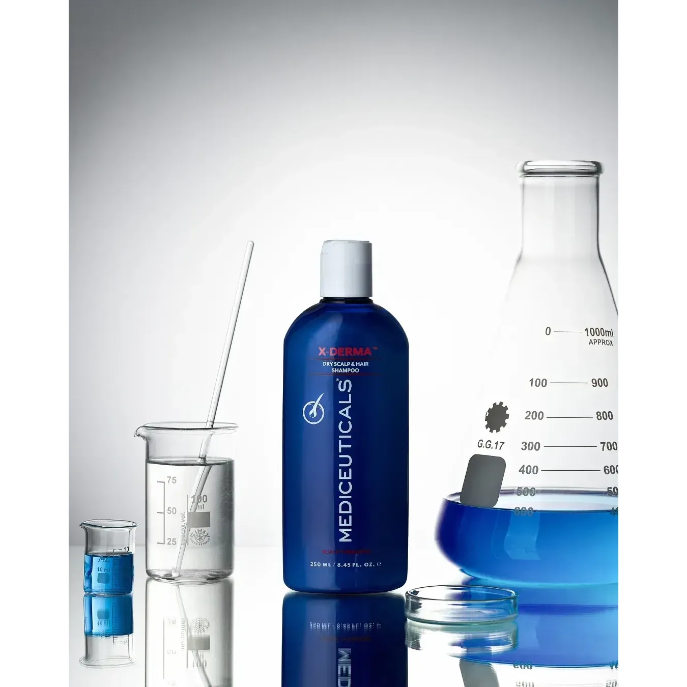 Mediceuticals Отшелушивающий шампунь против сухости и зуда кожи головы X-Derma™ 250 мл - фото 2