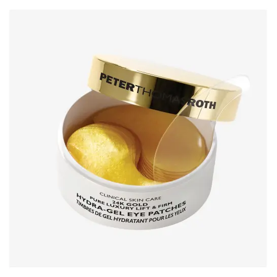Peter Thomas Roth Антивікові патчі для шкіри навколо очей з 24K золотом для ліфтингу та зміцнення 24K Gold Pure Luxury Lift and Firm Hydra-Gel Eye Patches 60 шт