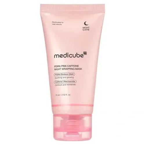 Medicube Ночная маска-пленка с полинуклеотидами и кофеином PDRN Pink Caffeine Night Wrapping Mask 75 мл