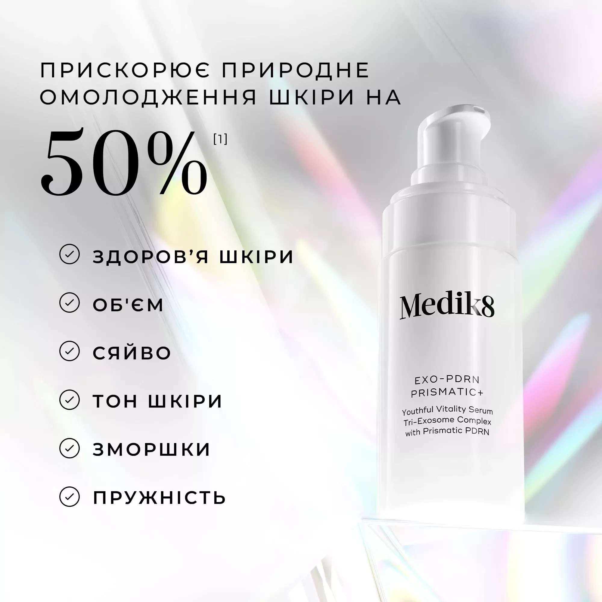 Medik8 Сыворотка для восстановления и омоложения EXO-PDRN Prismatic+ Tri-Exosome 30 мл - фото 6