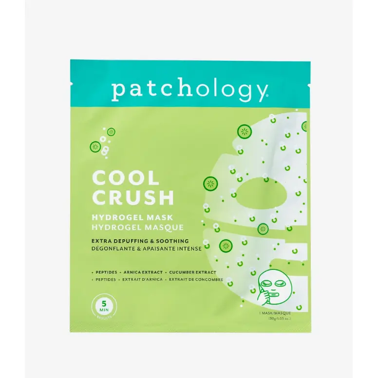 Patchology Гідрогелева маска для інтенсивного зменшення набряків обличчя Cool Crush Extra-Depuffing Hydrogel Mask 1 шт