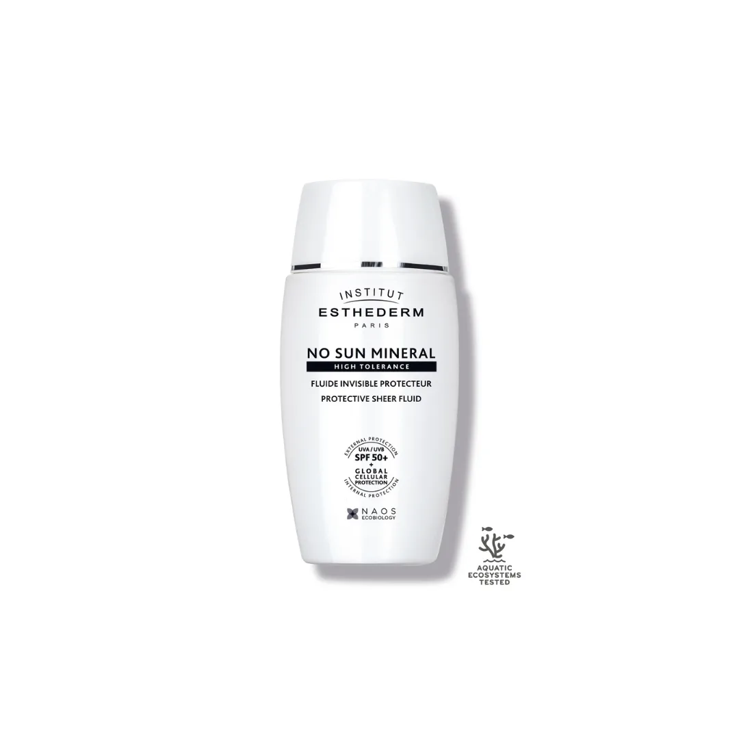 Institut Esthederm Paris Ультралегкий солнцезащитный минеральный флюид для лица с тоном No Sun Mineral Fluid 40 мл