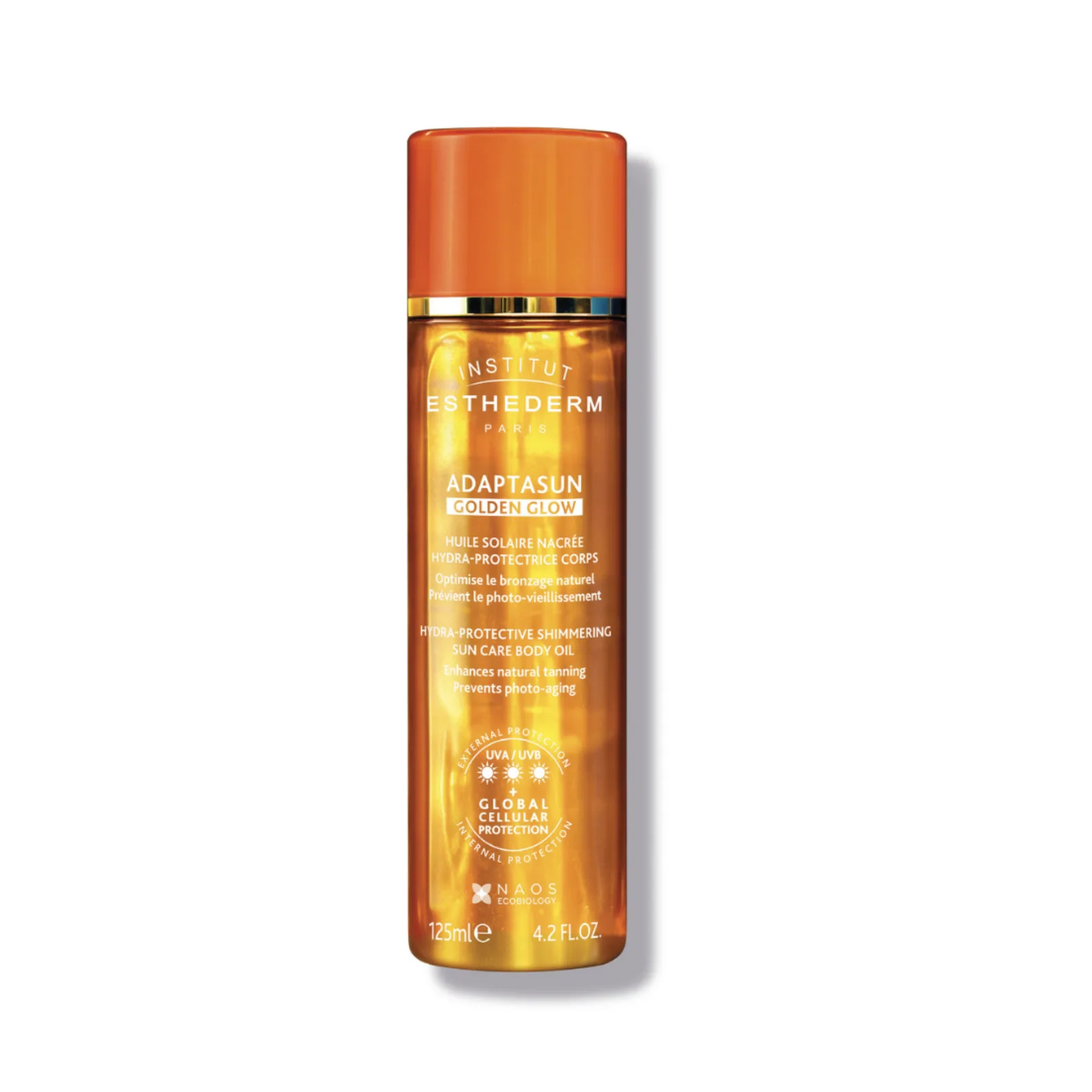 Institut Esthederm Paris Солнцезащитное масло для тела с шимером Hydra-Protective Shimmering Sun Care Body Oil 125