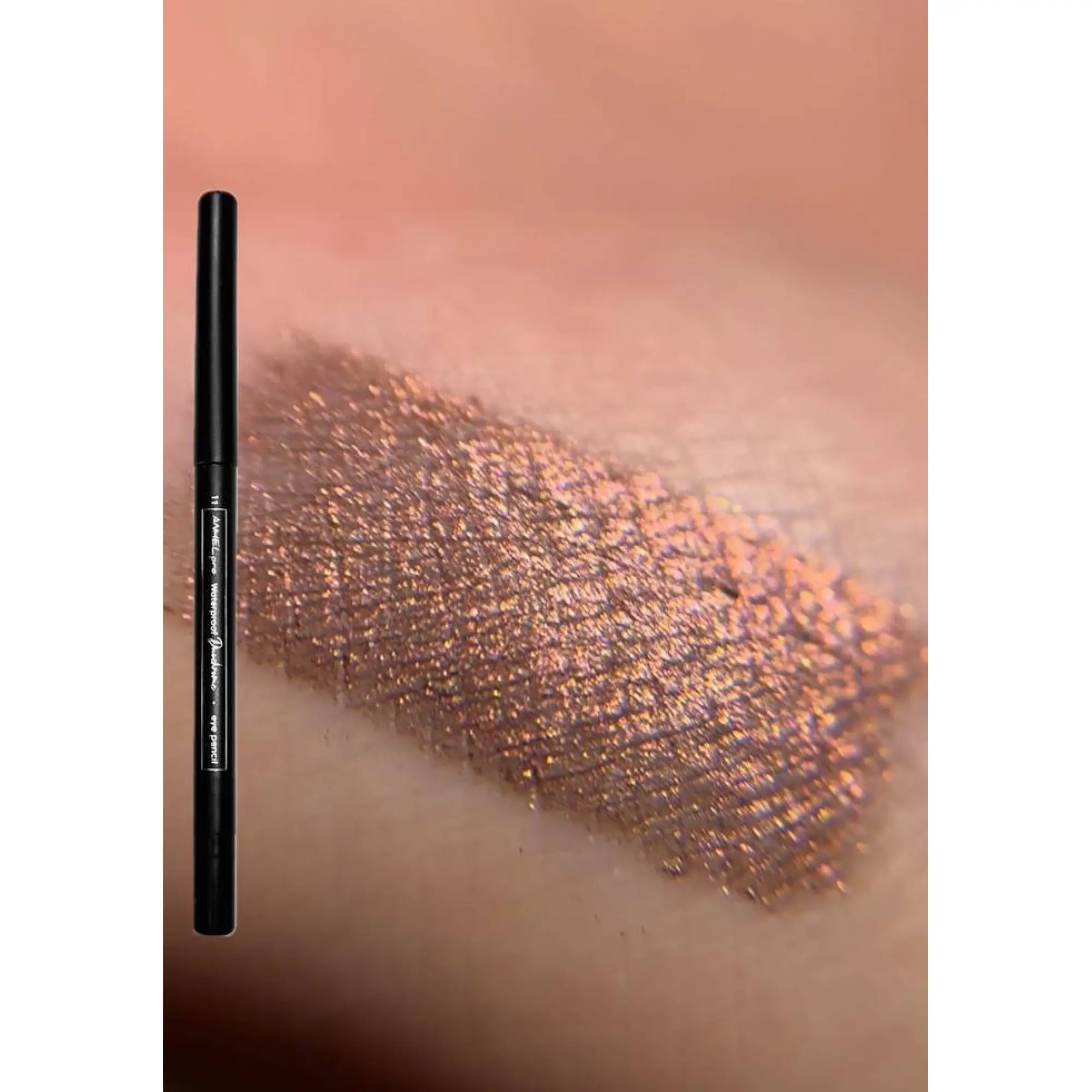 Anhelpro Водостійкий механічний олівець для очей Duochrome №11 (коричневий із сяянням) - фото 2