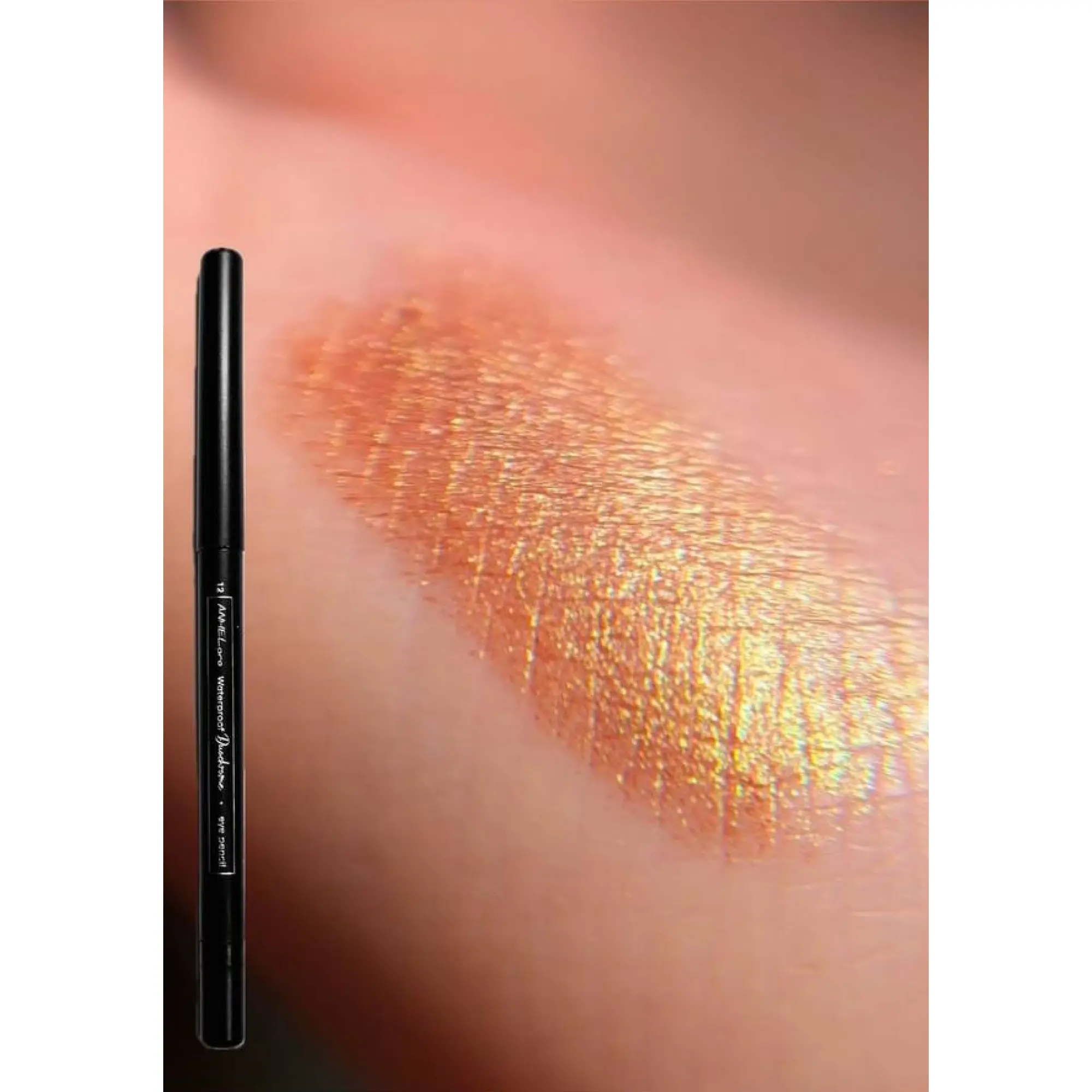 Anhelpro Водостійкий механічний олівець для очей Duochrome №12 (золотий із сяянням) - фото 2
