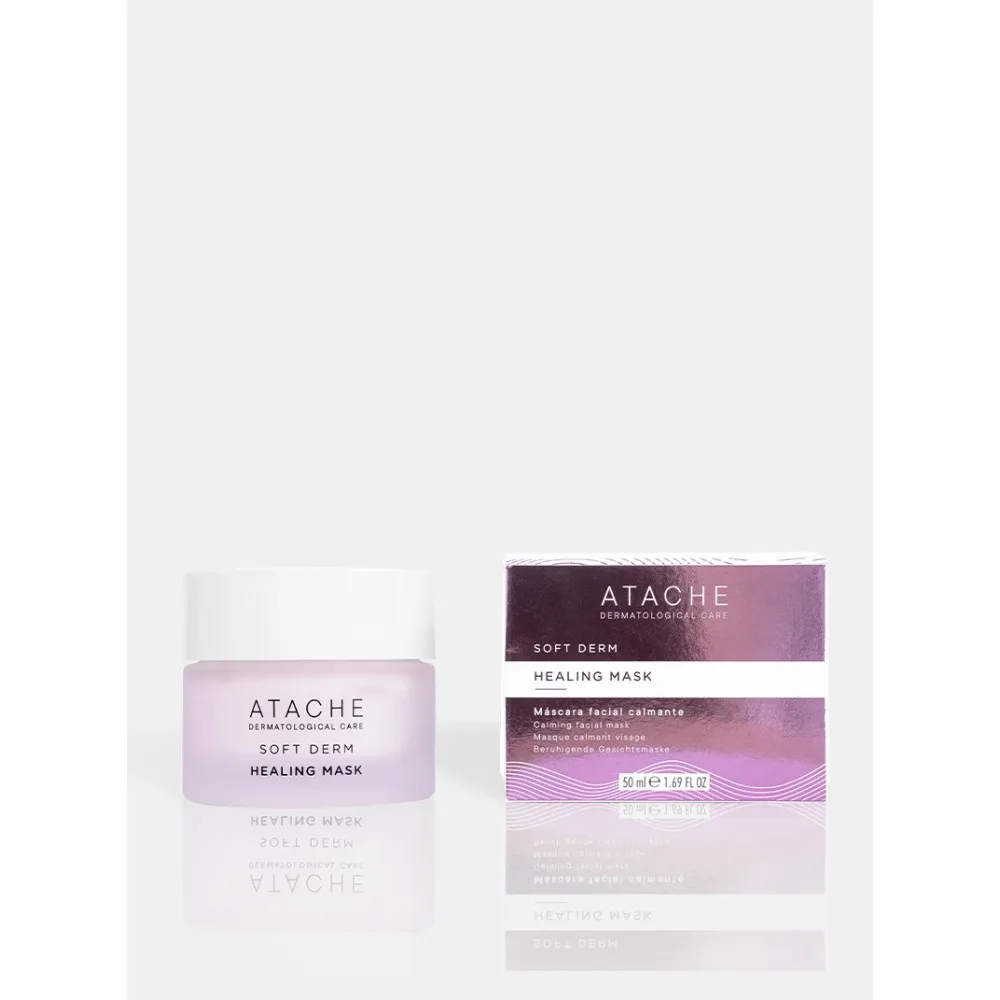 ATACHE Успокаивающая анти-стресс маска Soft Derm Healing Mask 50 мл - фото 2