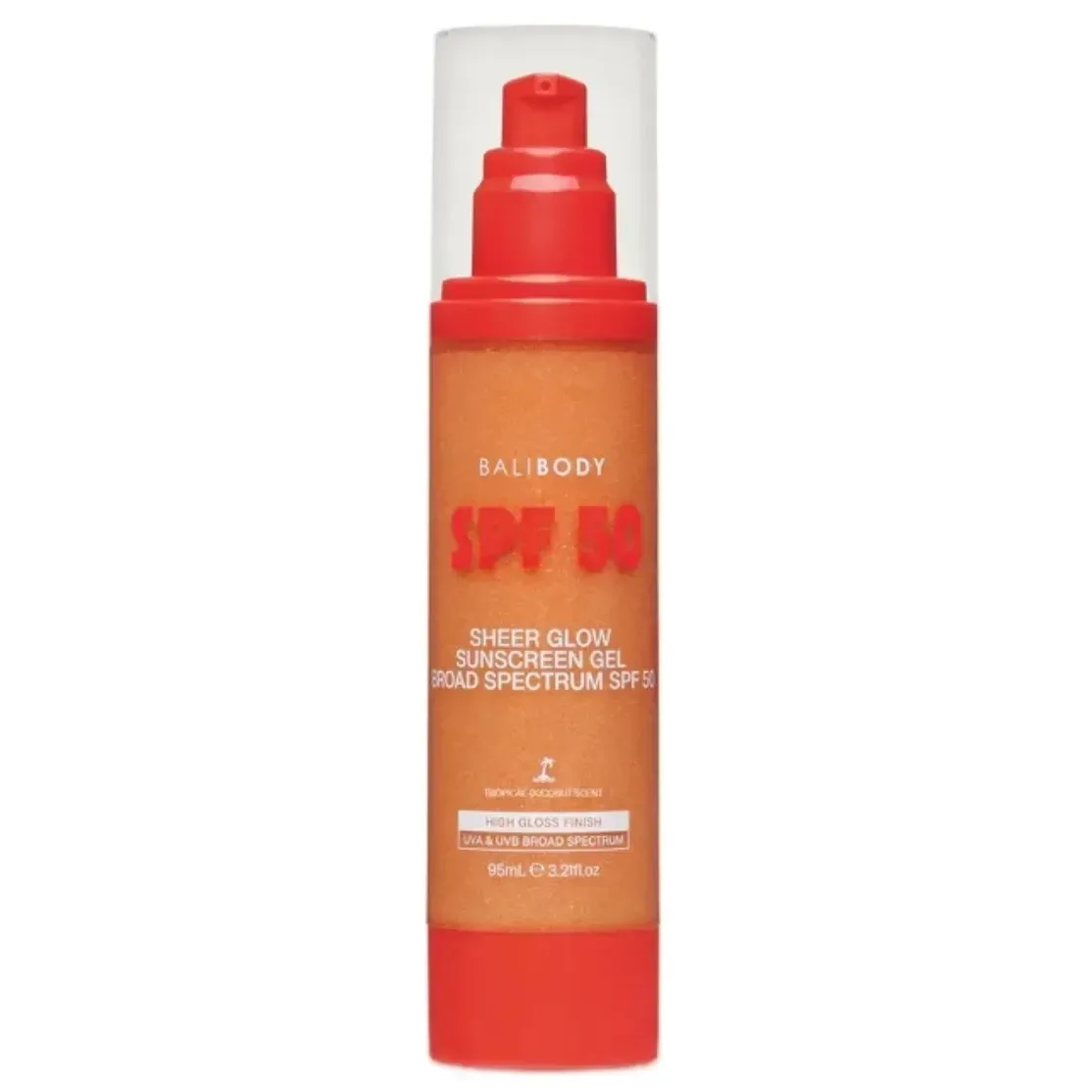 Bali Body Солнцезащитный гель SPF50 с эффектом природного сияния Sheer Glow Sunscreen Gel SPF50 95 мл