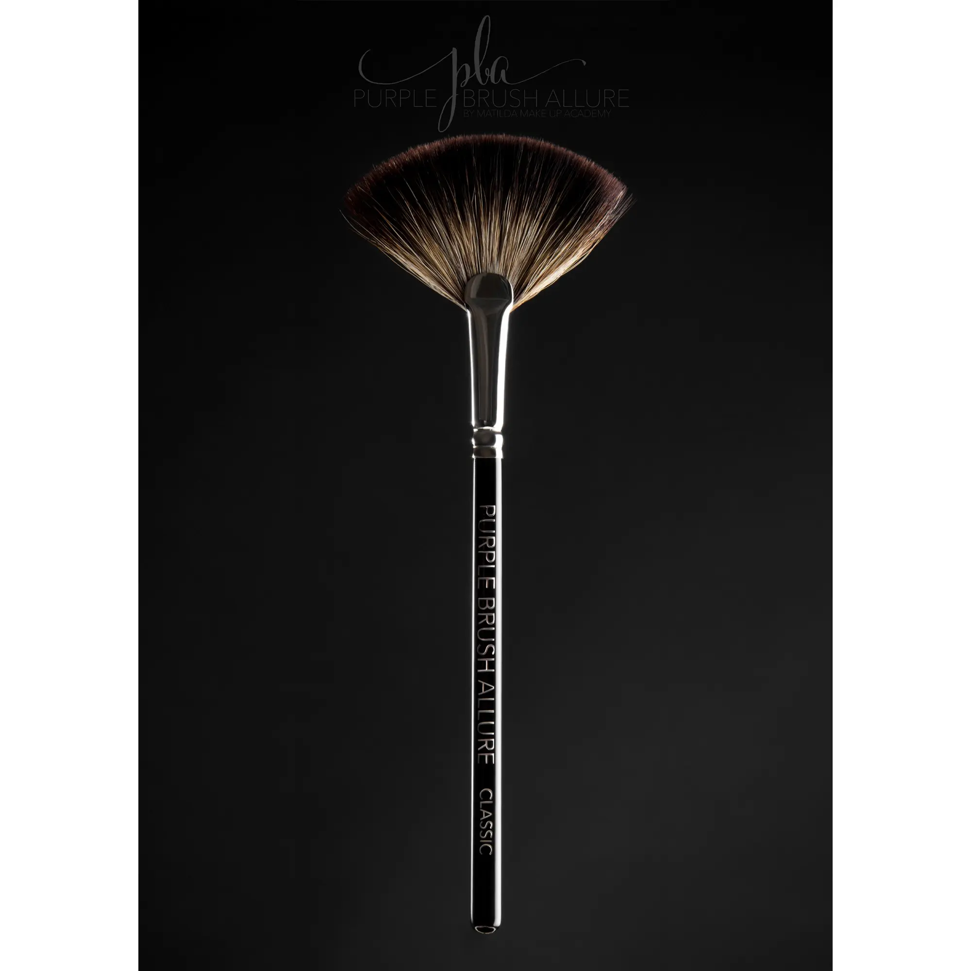Purple Brush Allure Кисть из ворса енота для удаления остатков косметики под глазами и сухого хайлайтера №08