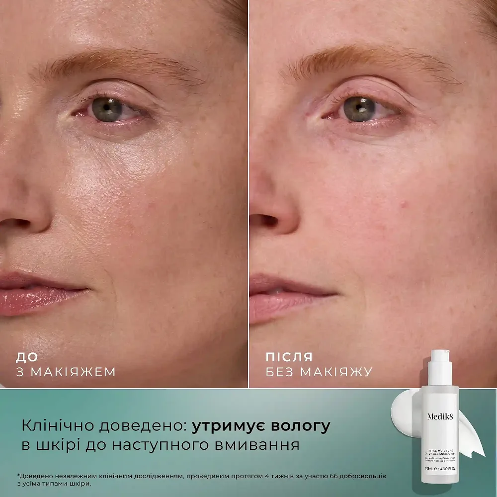 Medik8 Увлажняющий очищающий гель для лица Total Moisture Daily Cleansing Gel 145 мл - фото 3