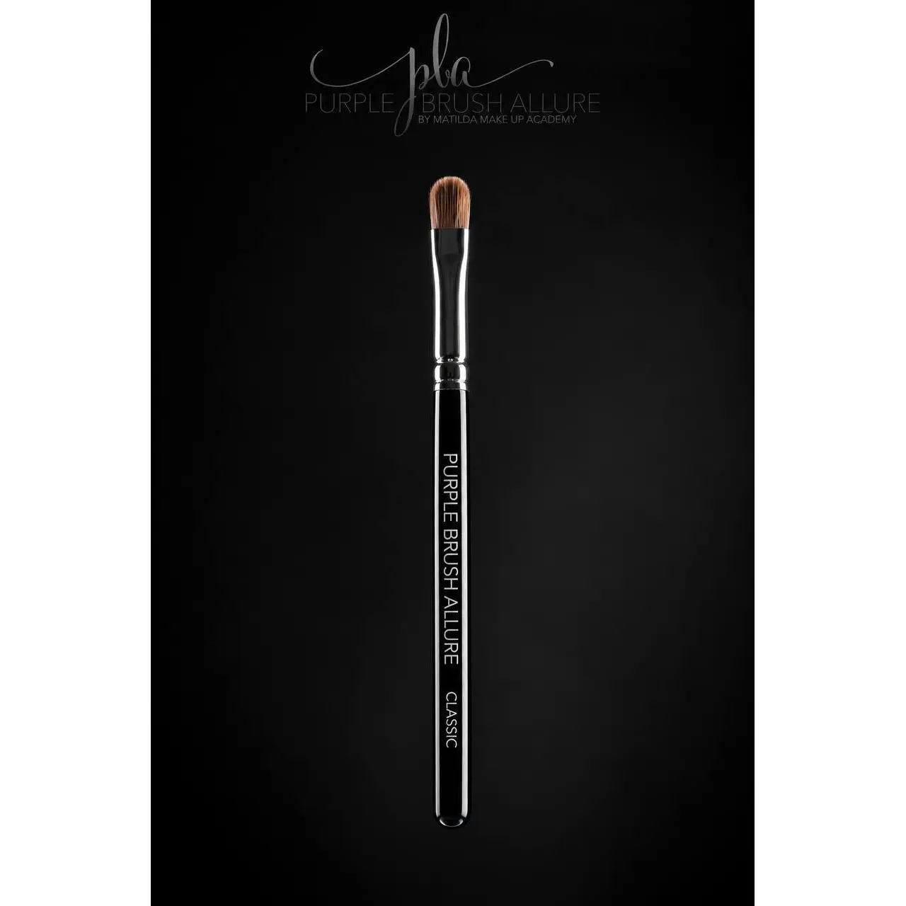Purple Brush Allure Пензлик із соболиного ворсу плоский маленький для розтушовування №14