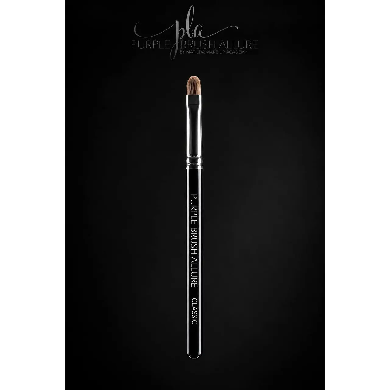 Purple Brush Allure Пензлик із соболиного ворсу плоский маленький для розтушовування №15