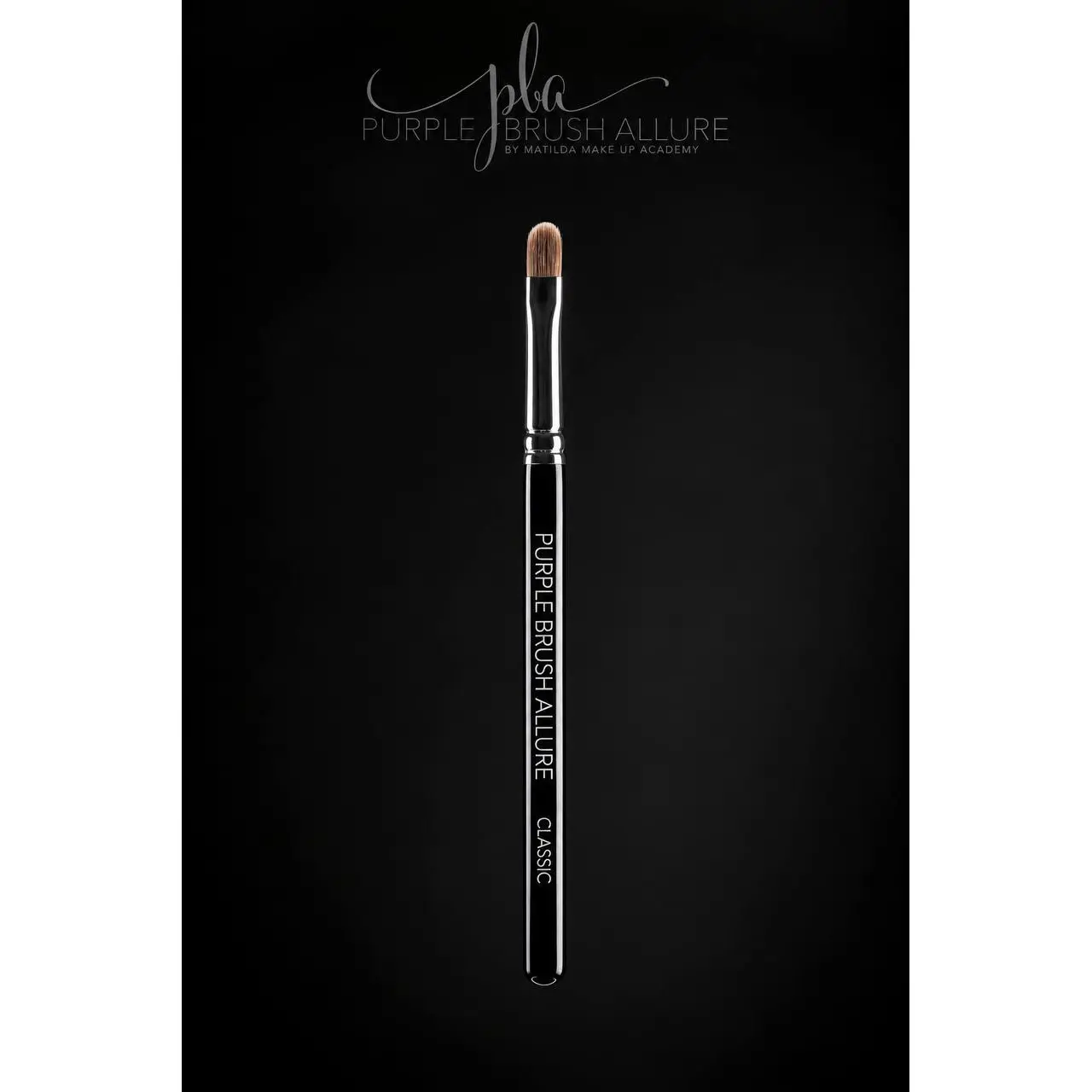 Purple Brush Allure Пензлик із соболиного ворсу плоский маленький для розтушовування №16