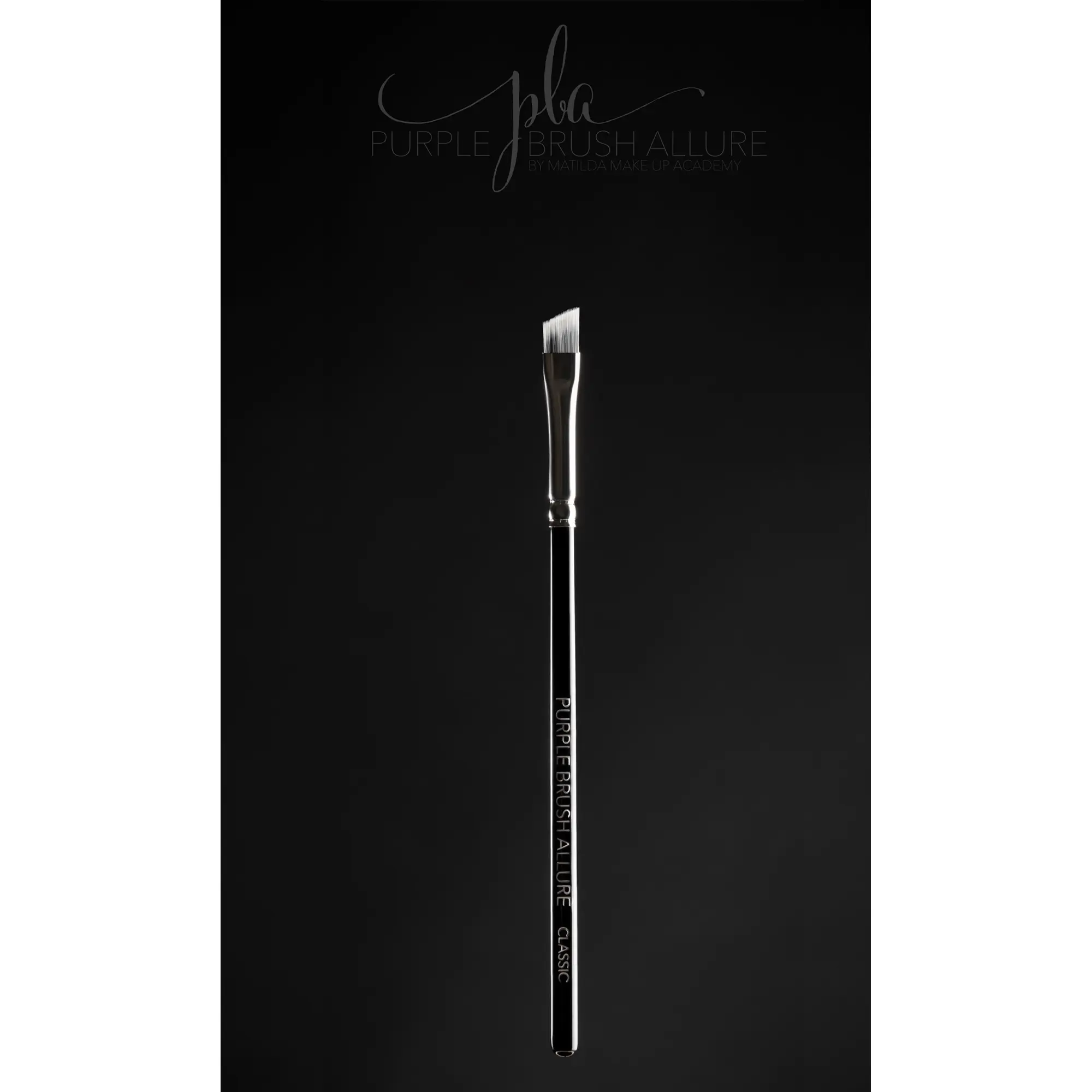 Purple Brush Allure Пензлик із гіпоалергенного синтетичного ворсу для брів скошений №20