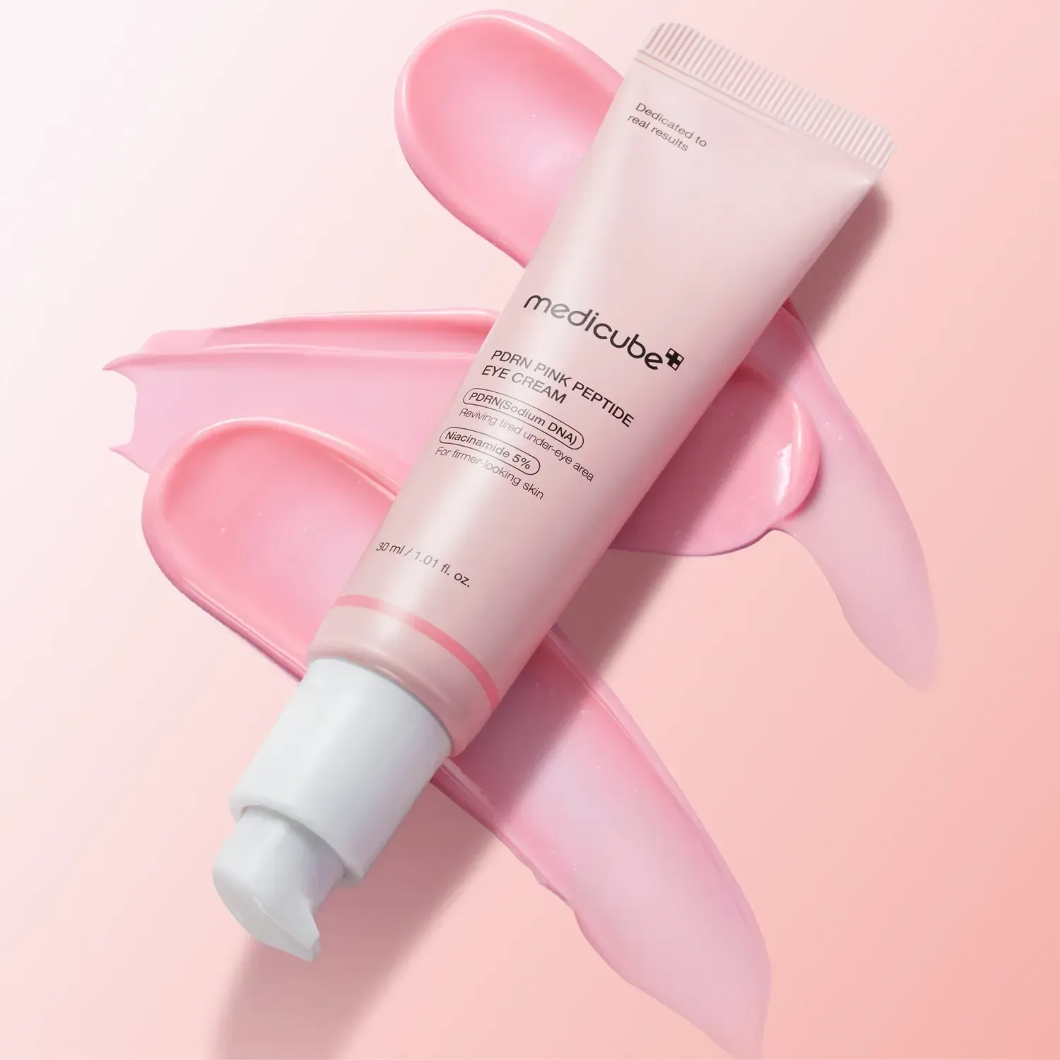 Medicube Крем для кожи вокруг глаз с полинуклеотидами и пептидами PDRN Pink Peptide Eye Cream 30 мл - фото 3