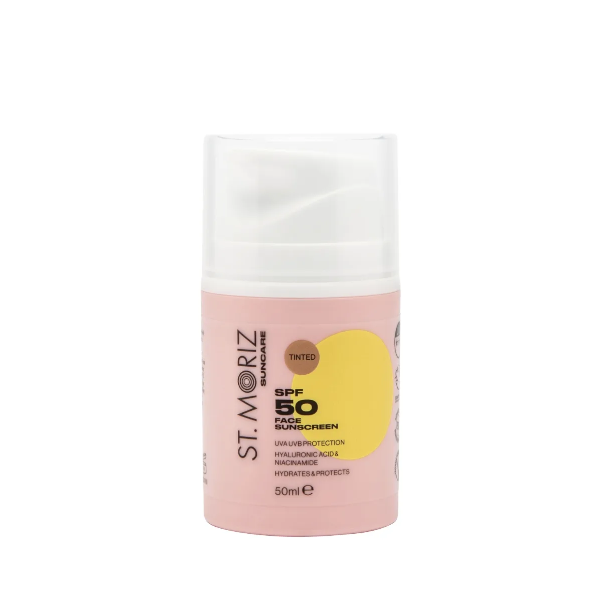 St.Moriz Тонирующая солнцезащита для лица Suncare SPF 50 Tinted Face Sunscreen 50 мл