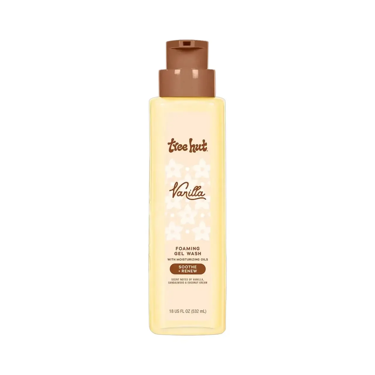 Tree Hut Гель для душа Vanilla Foaming Gel Wash (New Pump) 532 мл