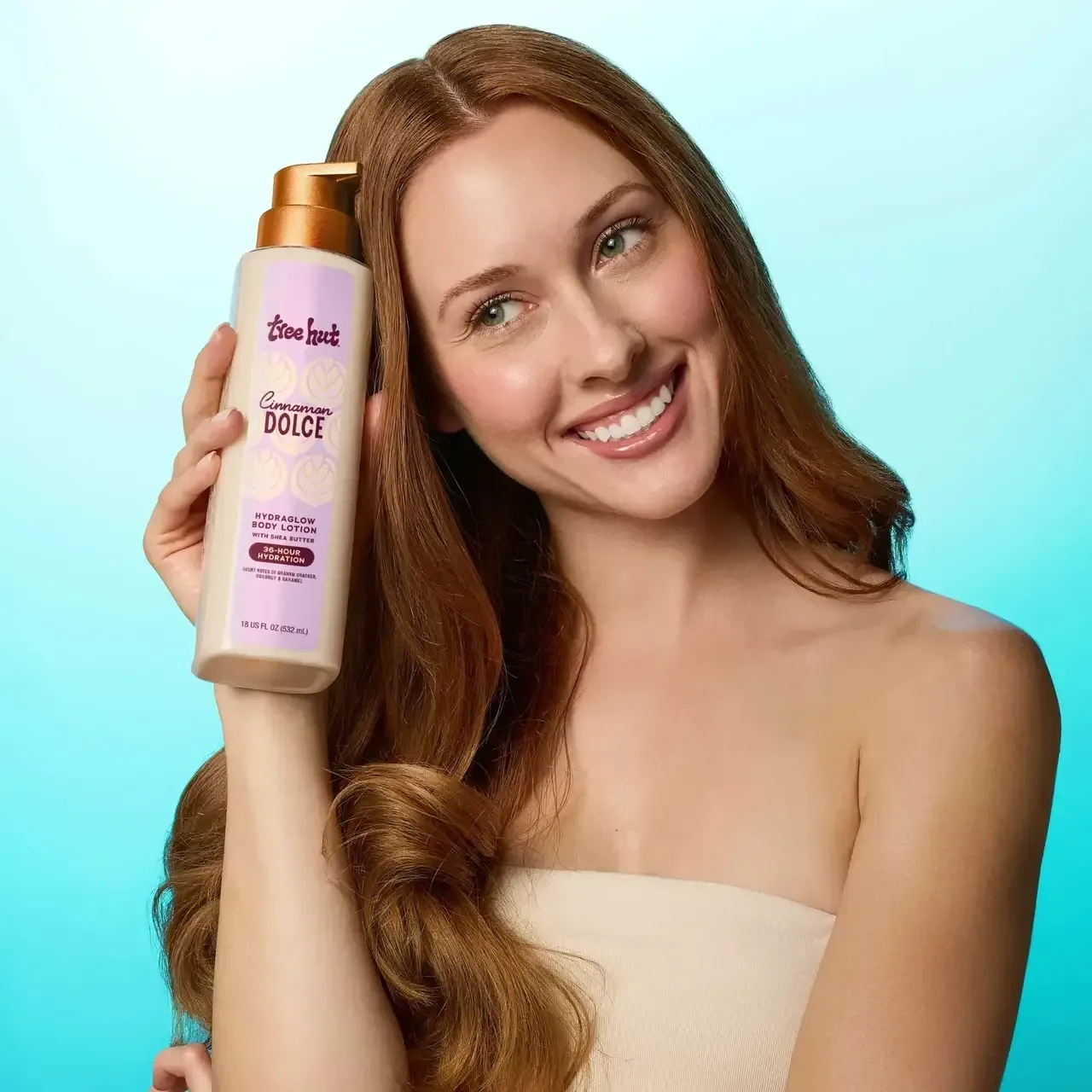 Tree Hut Лосьон для тела Cinnamon Dolce Hydraglow Body Lotion 532 мл - фото 3