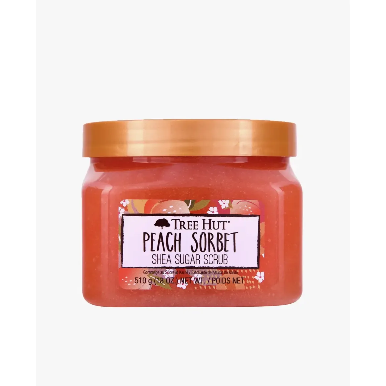 Tree Hut Сахарный скраб для тела Preppy Peach Sugar Scrub 510 гр