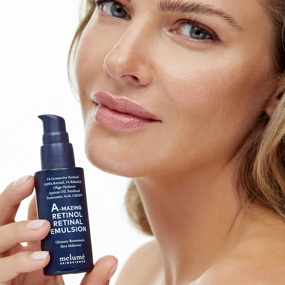 Melume Ночная микроэмульсия с ретиноидом и ретиналем A-mazing Retinol Retinal Micro Emulsion 30 мл - фото 3