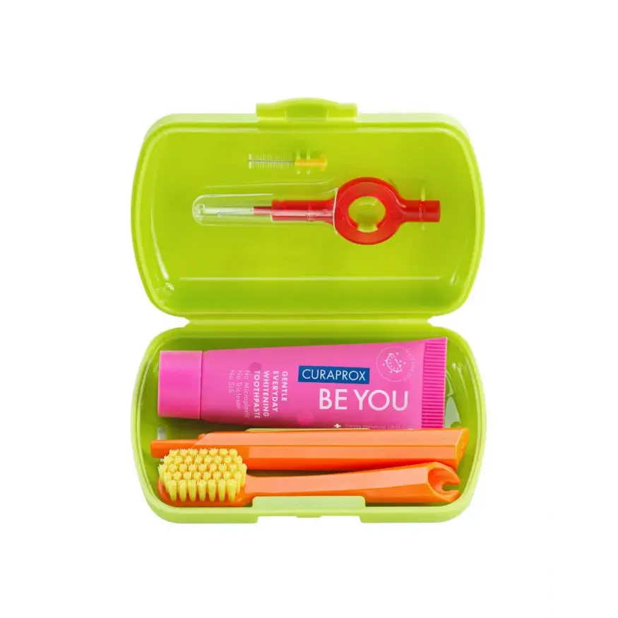Curaprox Дорожный набор BE YOU Travel Set Green