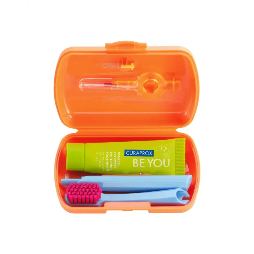 Curaprox Дорожный набор BE YOU Travel Set Orange