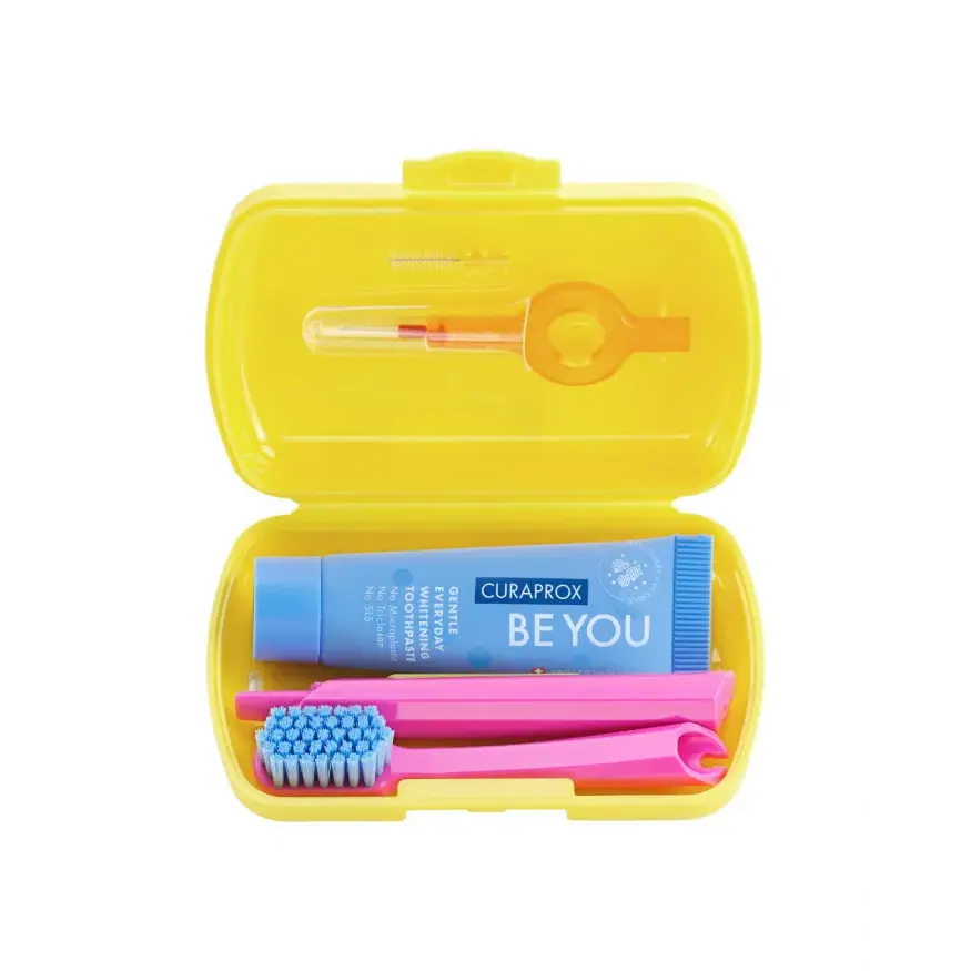 Curaprox Дорожный набор BE YOU Travel Set Yellow