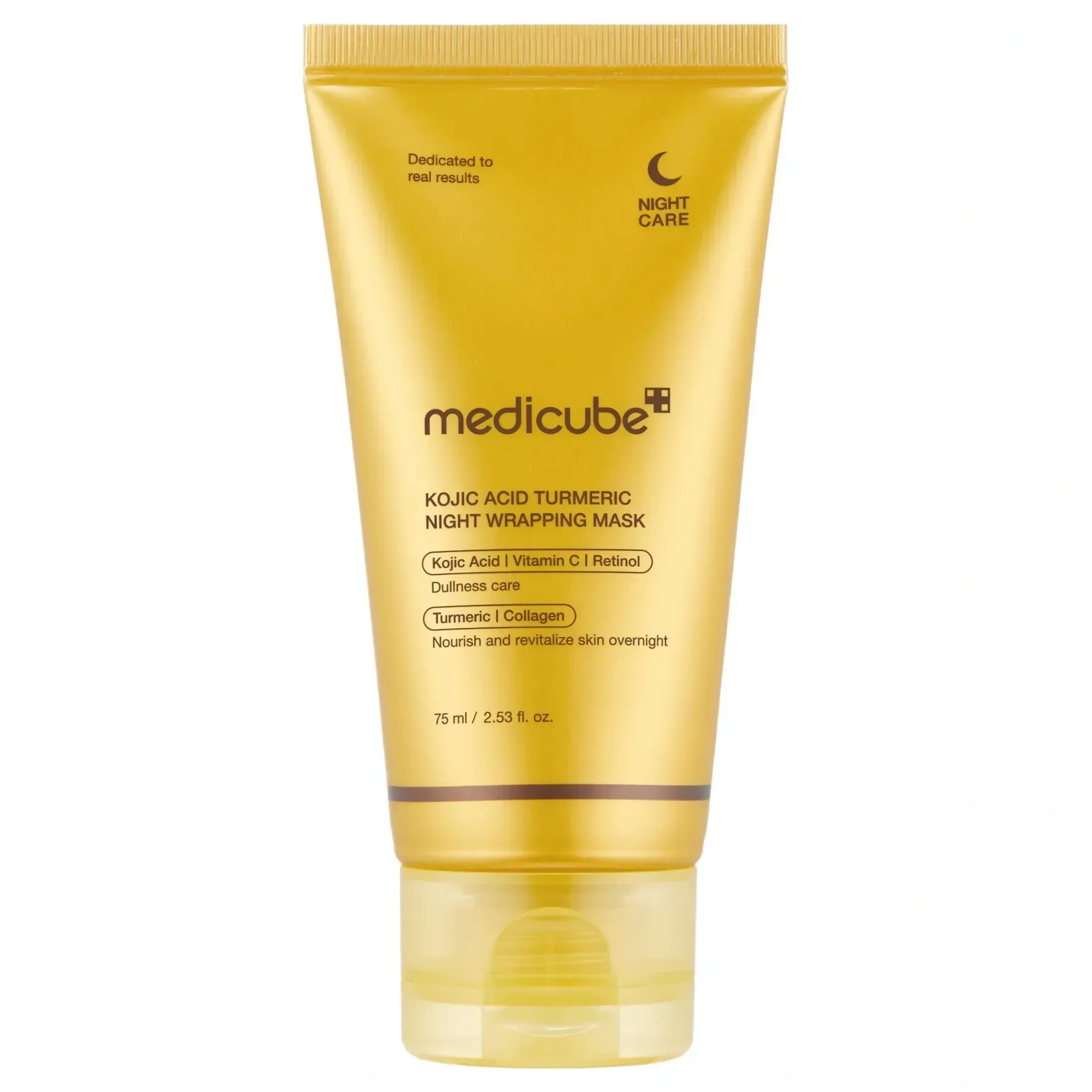 Medicube Нічна маска з койєвою кислотою та куркумою Kojic Acid Turmeric Night Wrapping Mask 75 мл