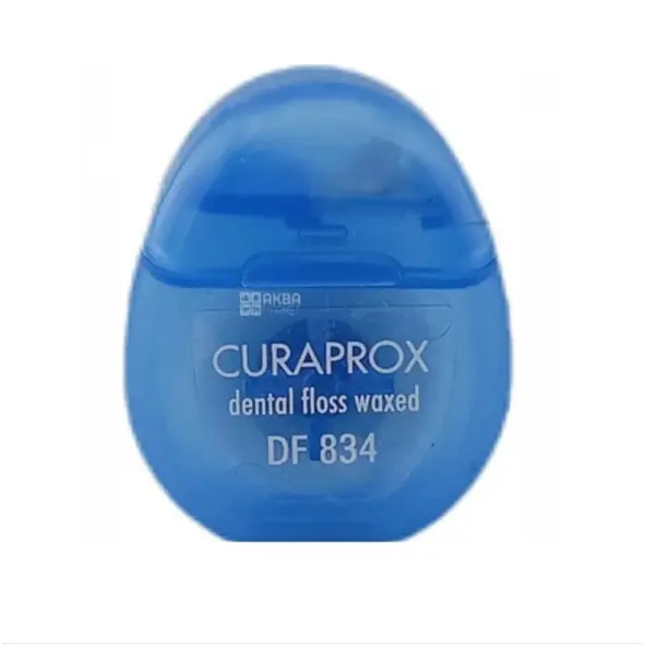 Curaprox Межзубная вощёная нить с ароматом мяты DF 834 5 м