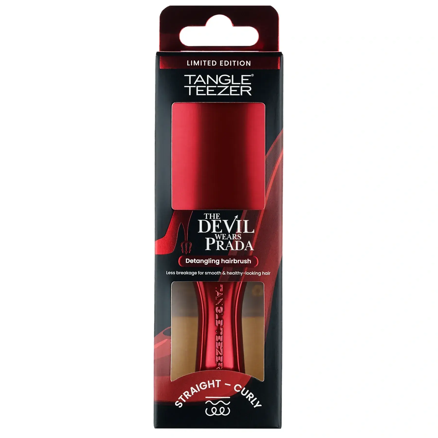 Tangle Teezer Щетка для волос Tangle Teezer The Ultimate Detangler Chrome Mini The Devil Wears Prada шт - фото 6